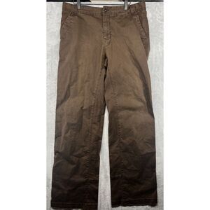 prAna Breathe Belted Hiking Convertible Brown Cargo‎ Pant Mens Size 36x35